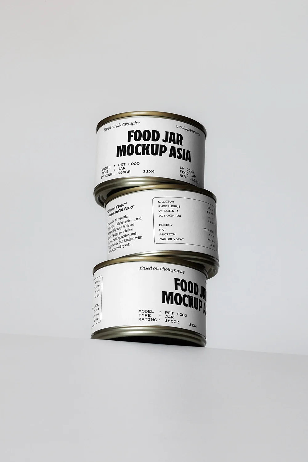 Cat Food Can Mockup