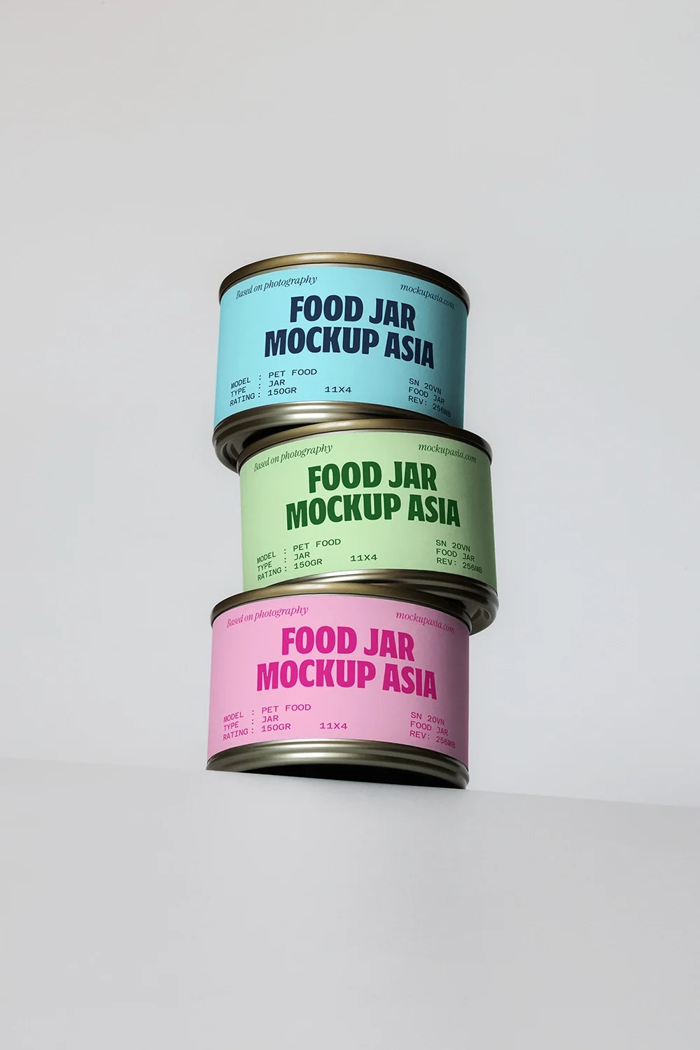 Cat Food Can Mockup