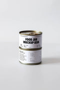Food Tin Can Mockup