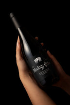 Glass bottle mockup psd