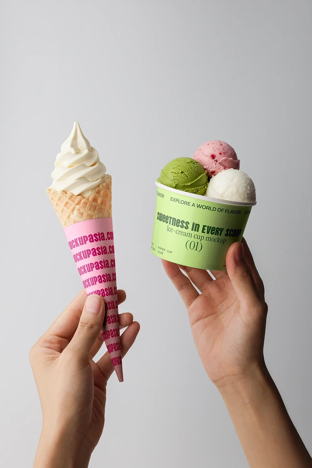 Ice-cream Cup mockup