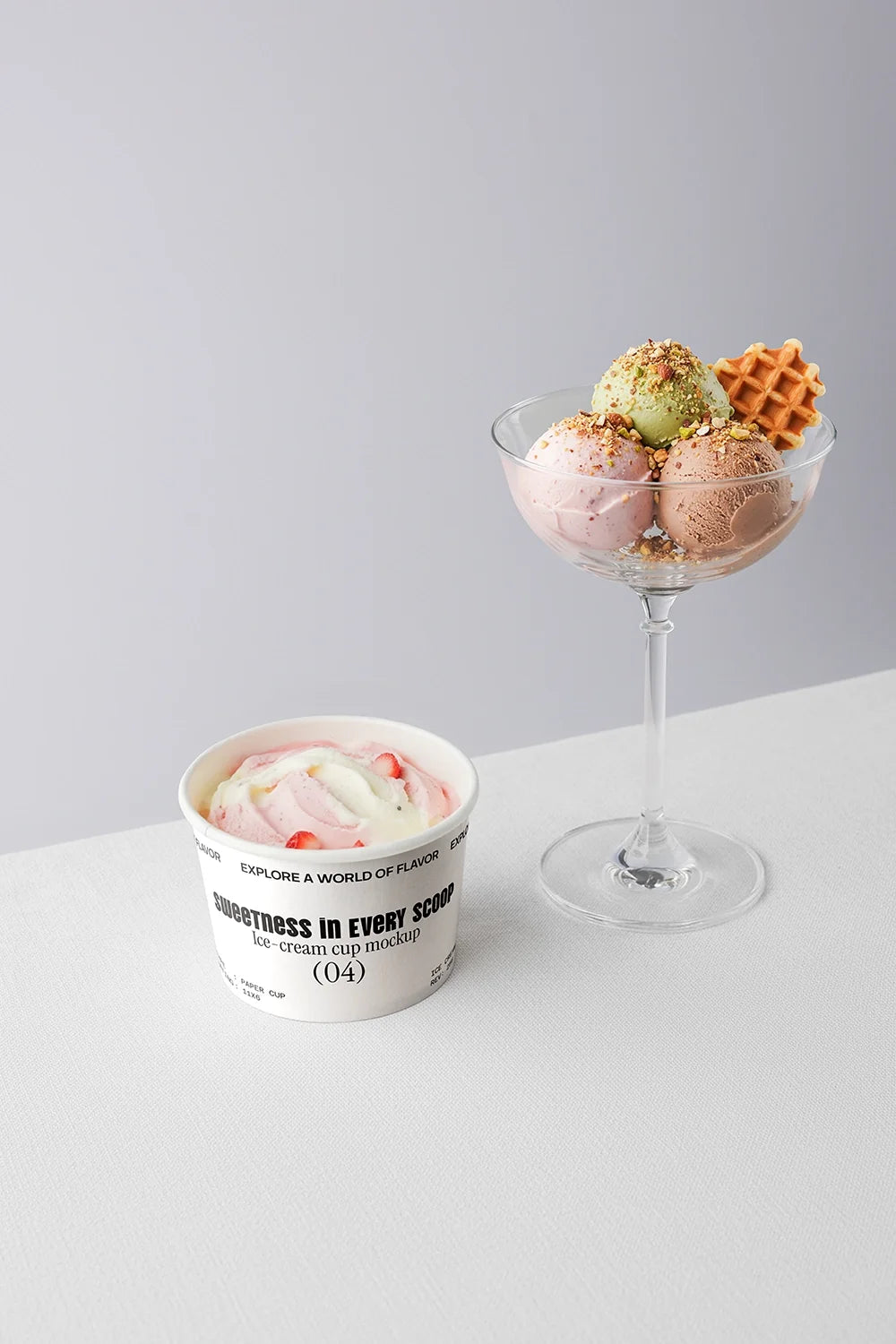 Ice-cream Cup mockup