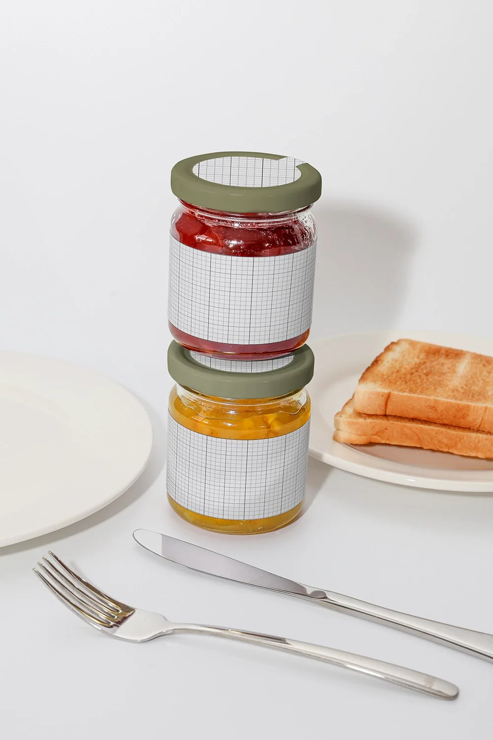 Jam Jar Mockup