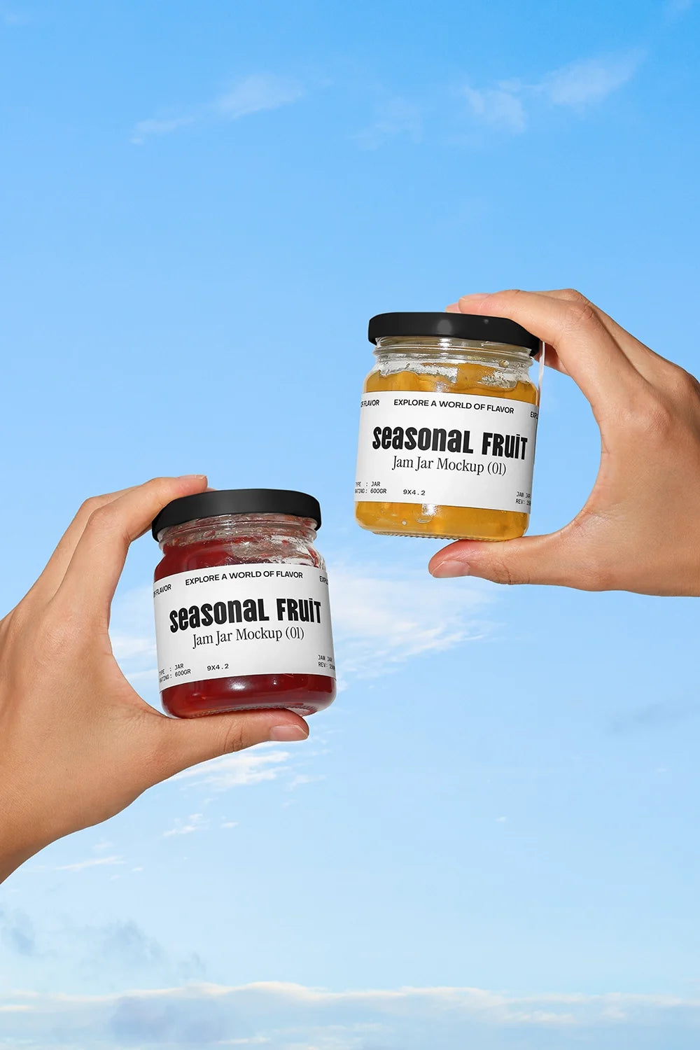 Jam Jar Mockup