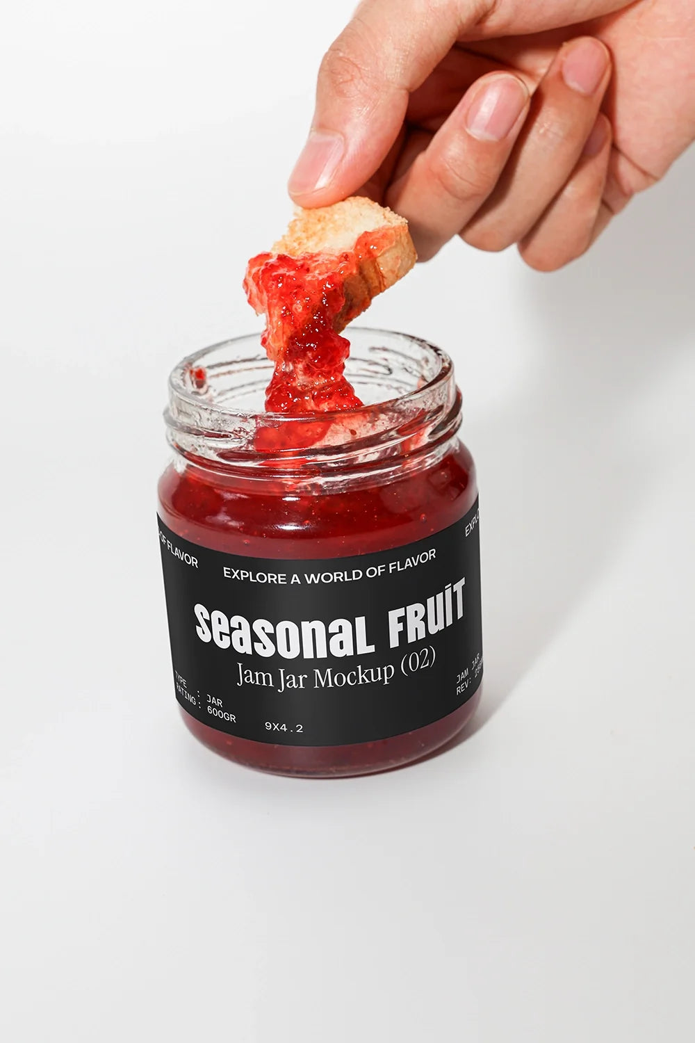 Jam Jar Mockup