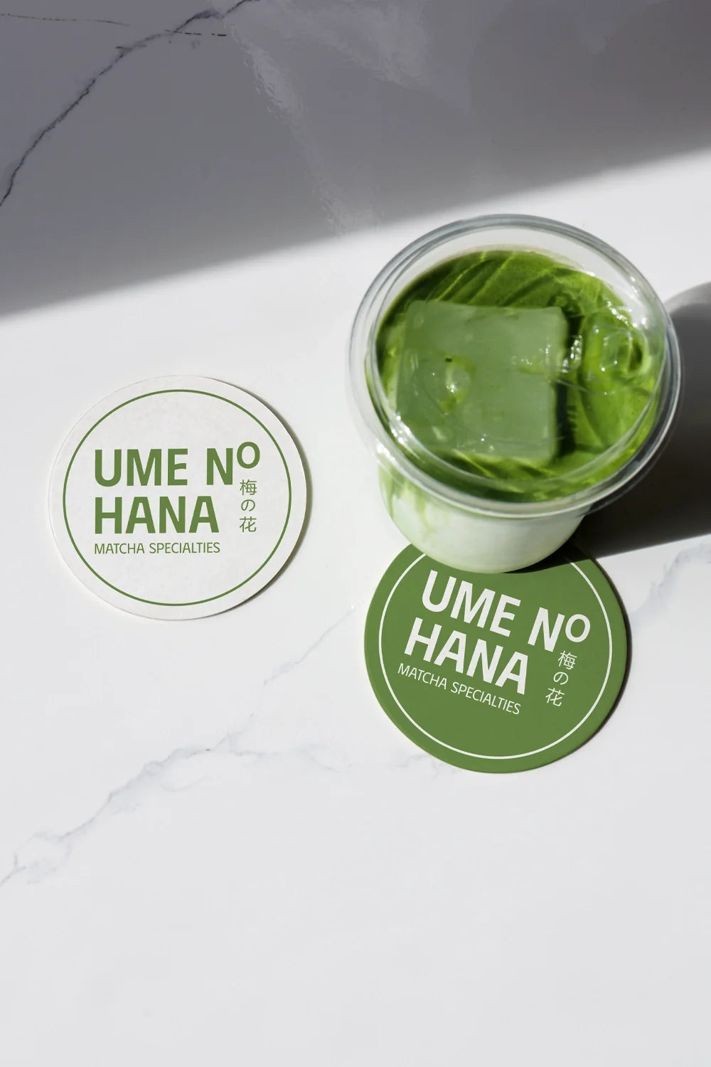 Matcha Coaster Mockup