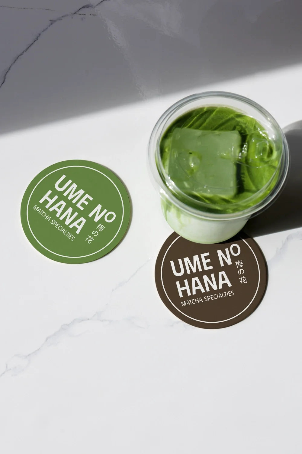 Matcha Coaster Mockup