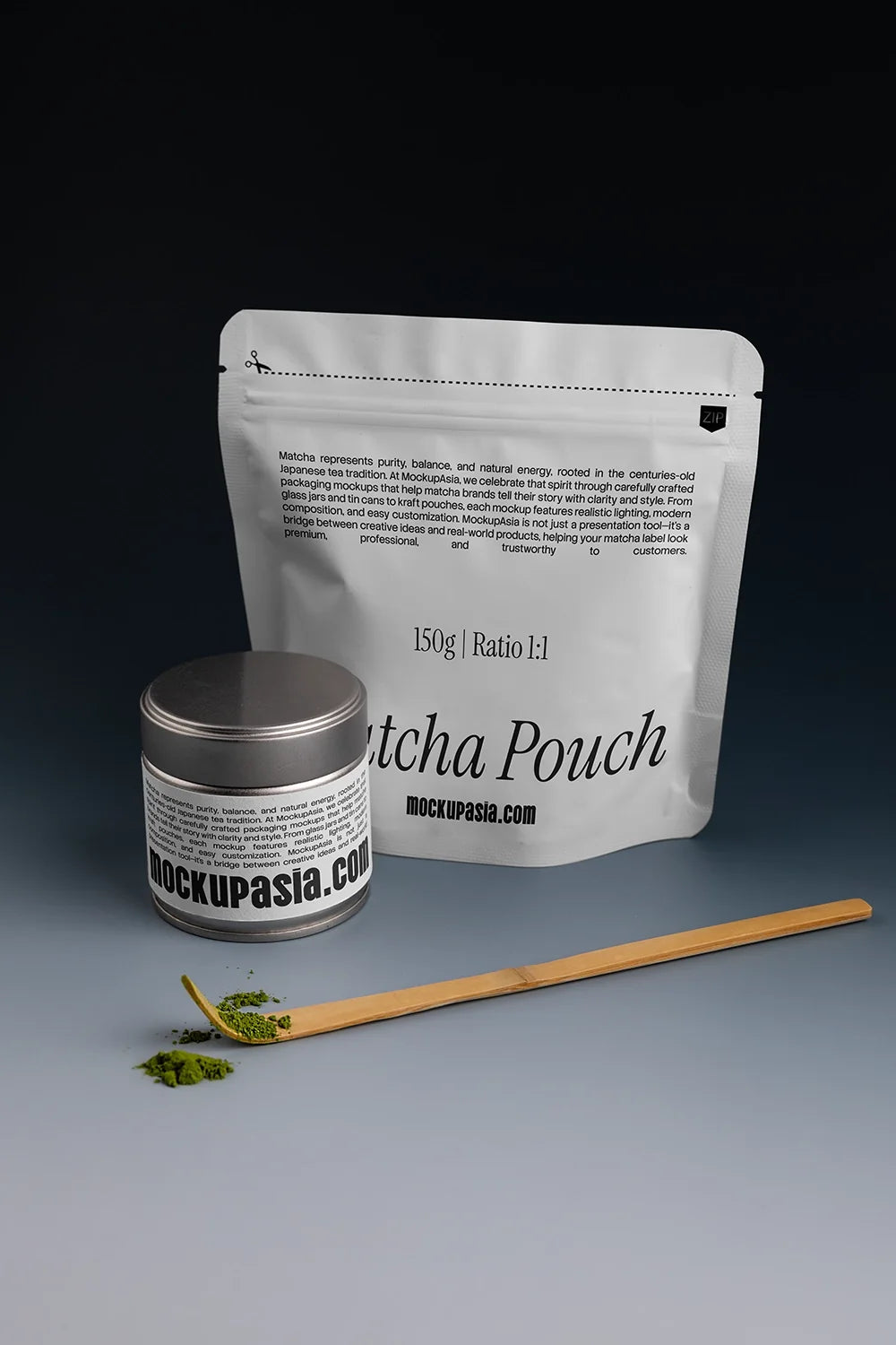 Matcha Pouch Mockup
