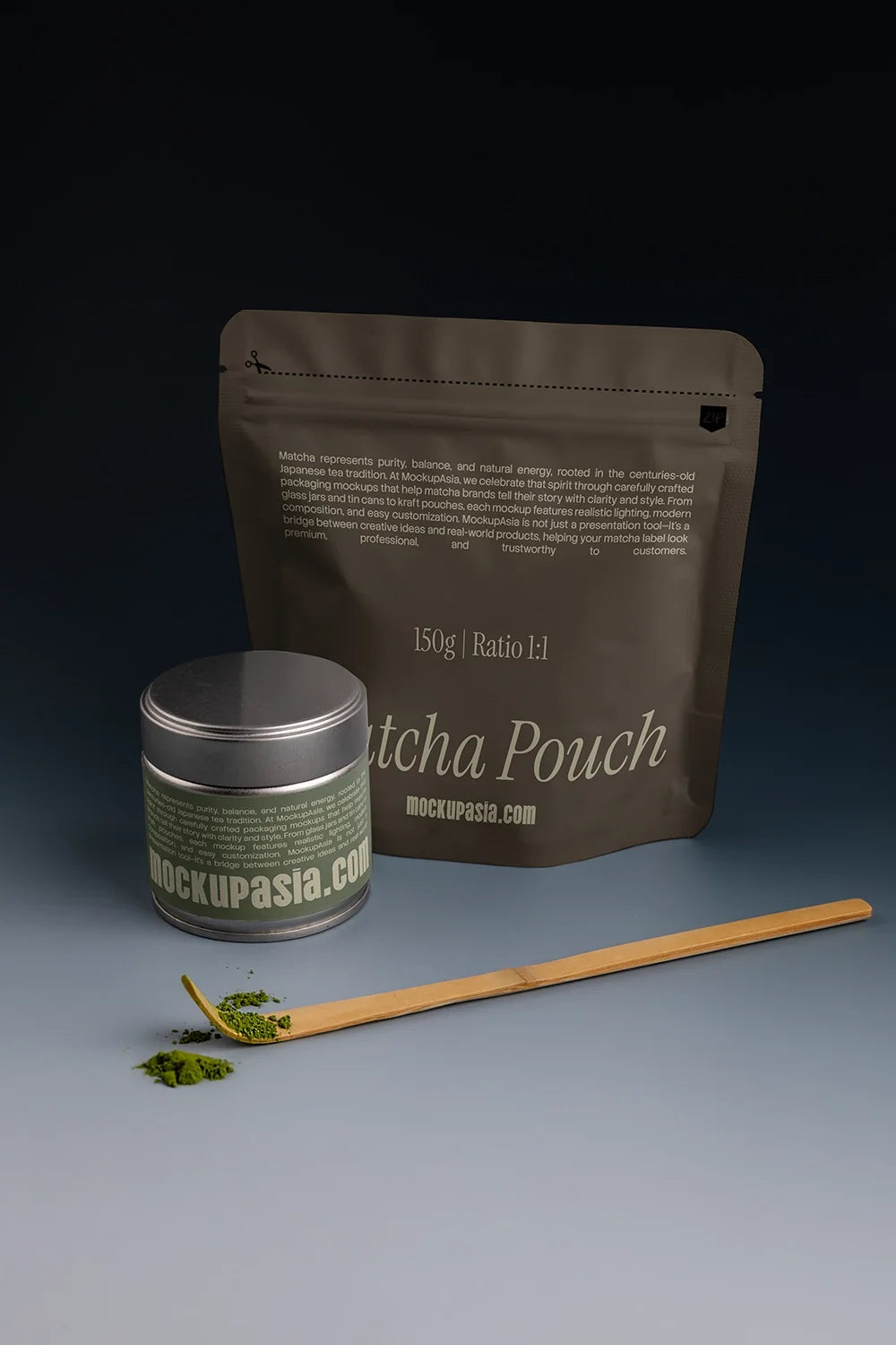 Matcha Pouch Mockup