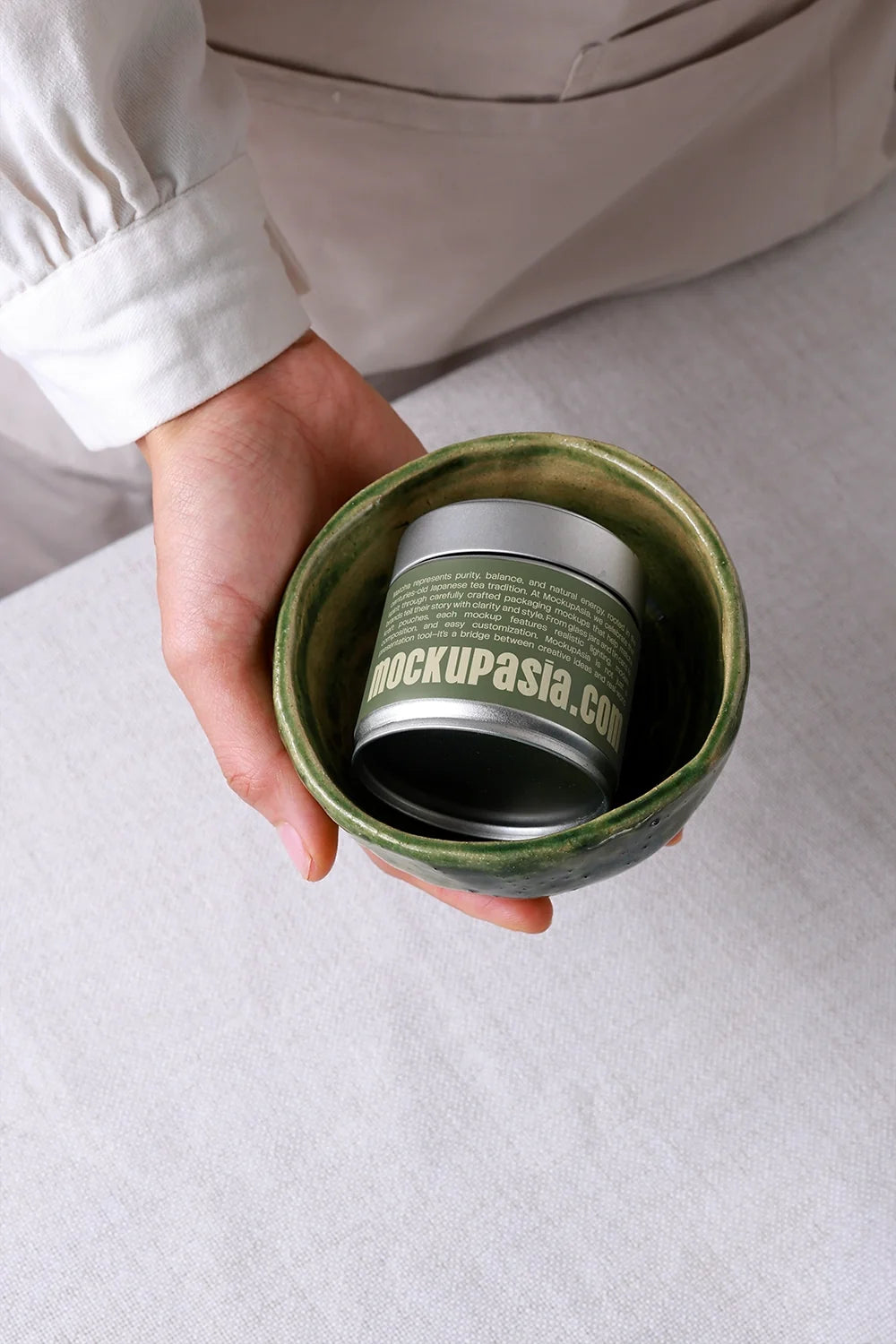 Matcha Tin Mockup