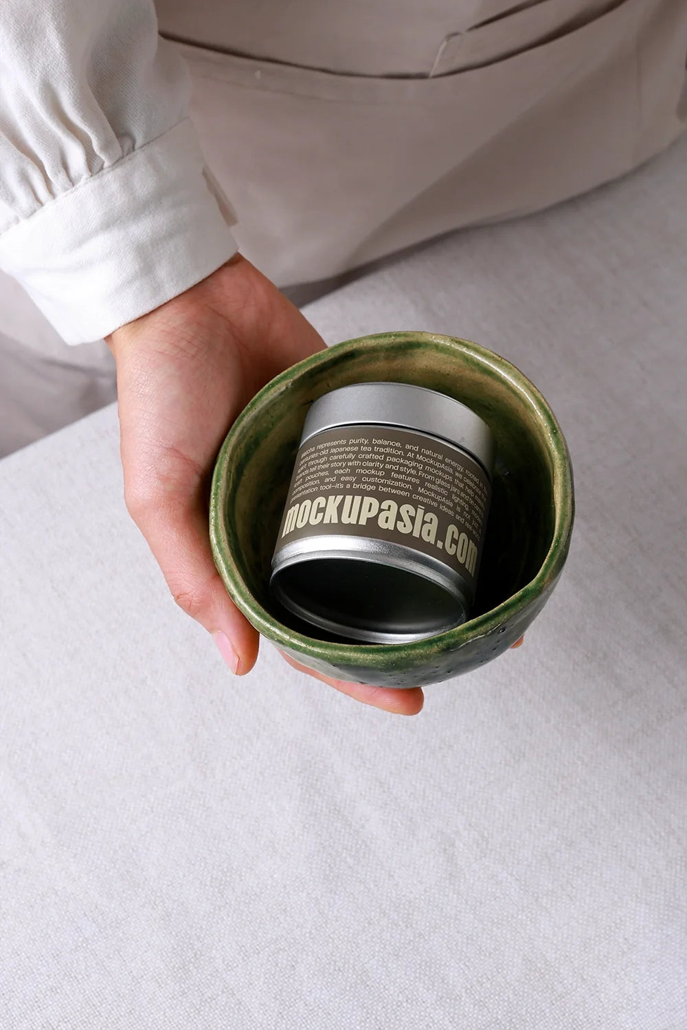 Matcha Tin Mockup