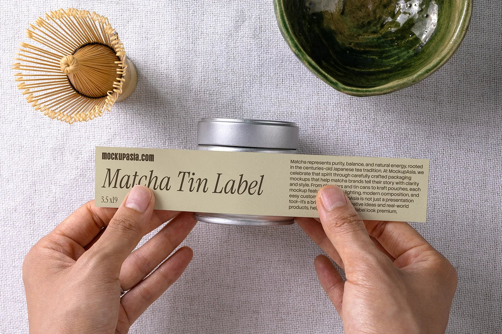 Matcha Packaging Mockups – Dark Edition