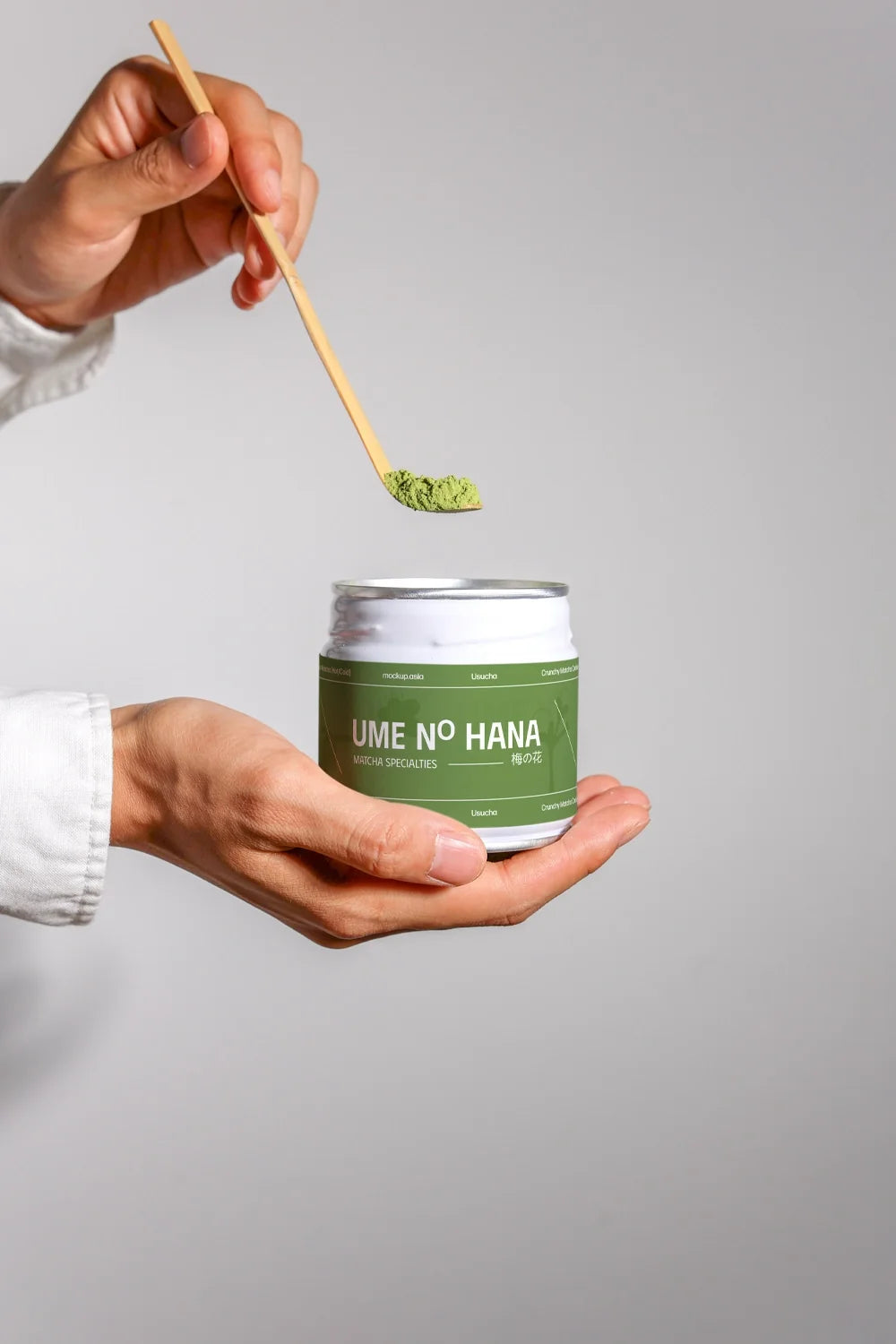 Matcha Power Jar Mockup