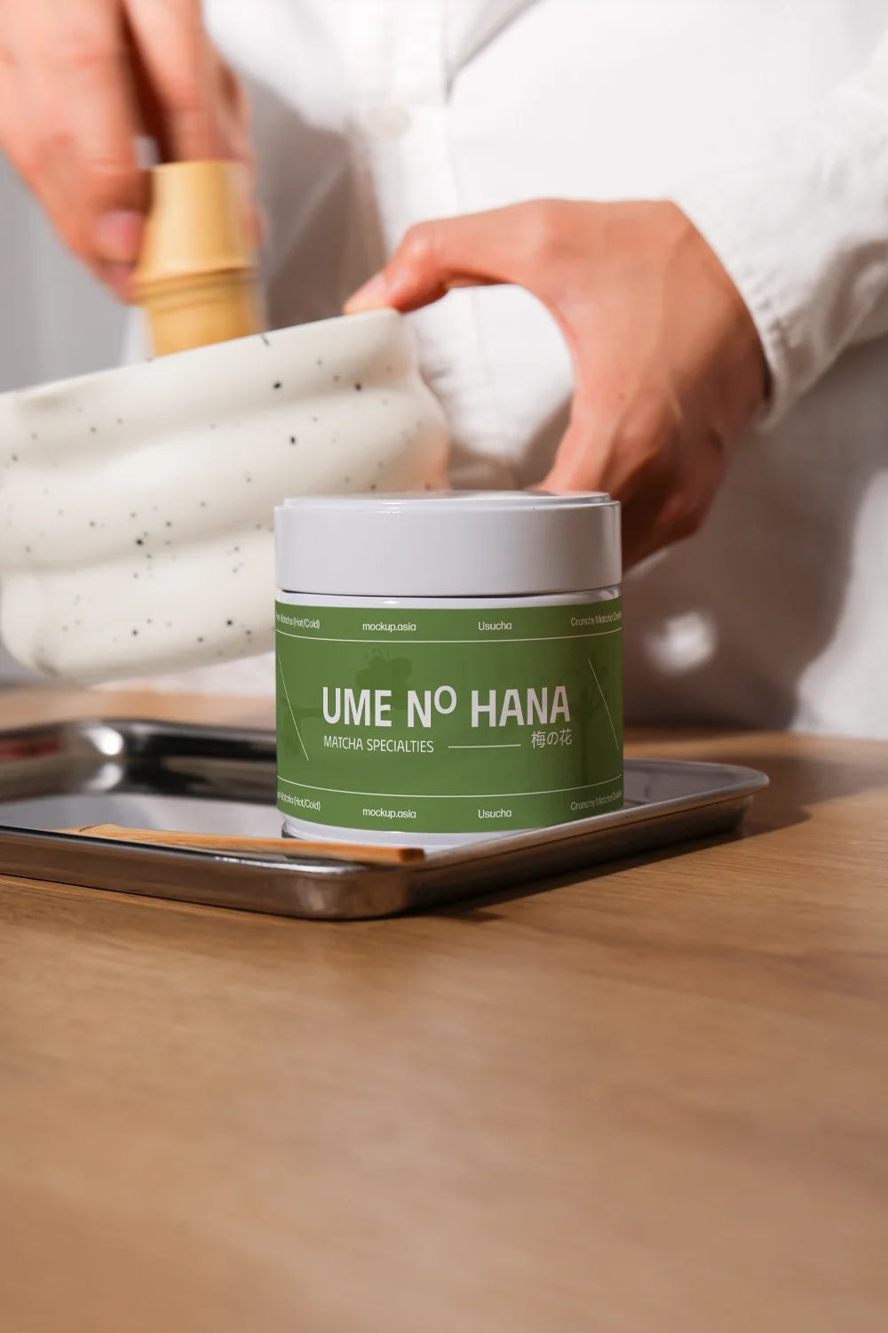 Matcha Power Jar Mockup