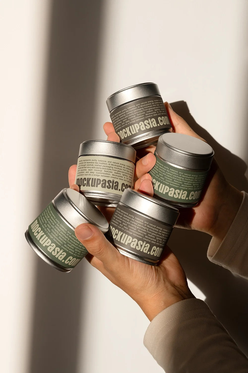 Matcha Tin Can Mockup
