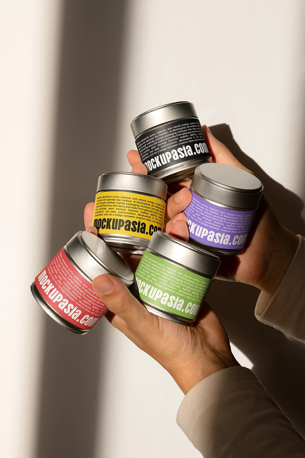 Matcha Tin Can Mockup