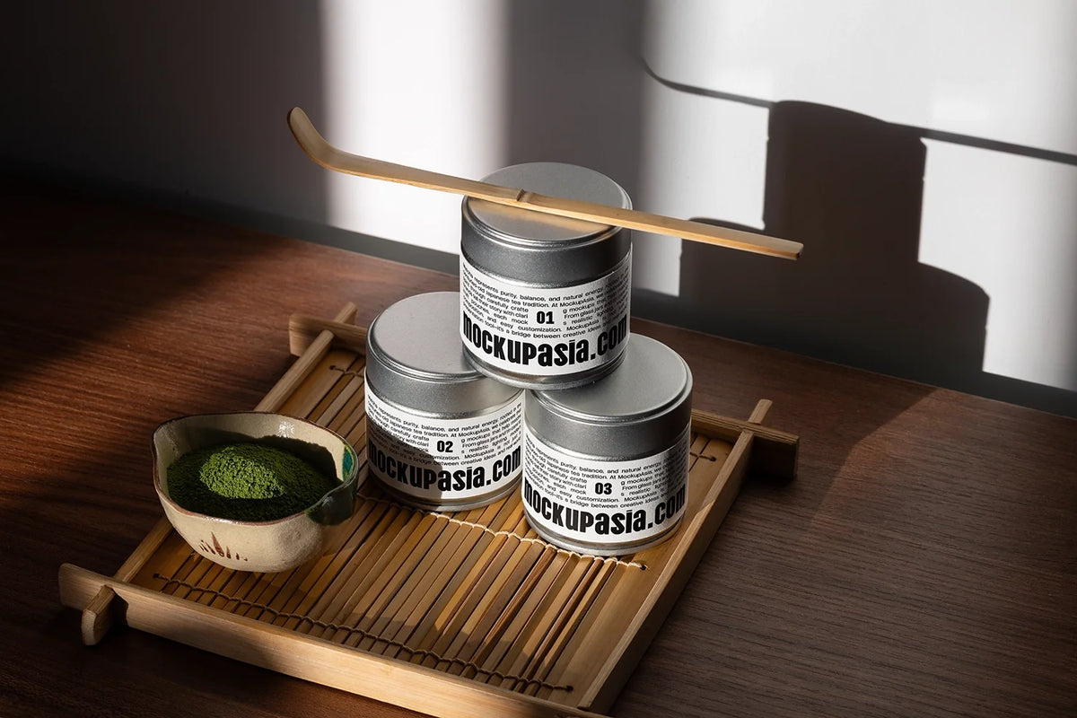 Matcha Tin Can Mockup