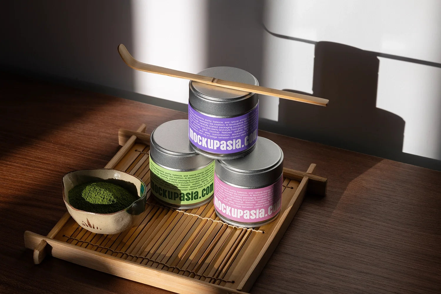 Matcha Tin Can Mockup