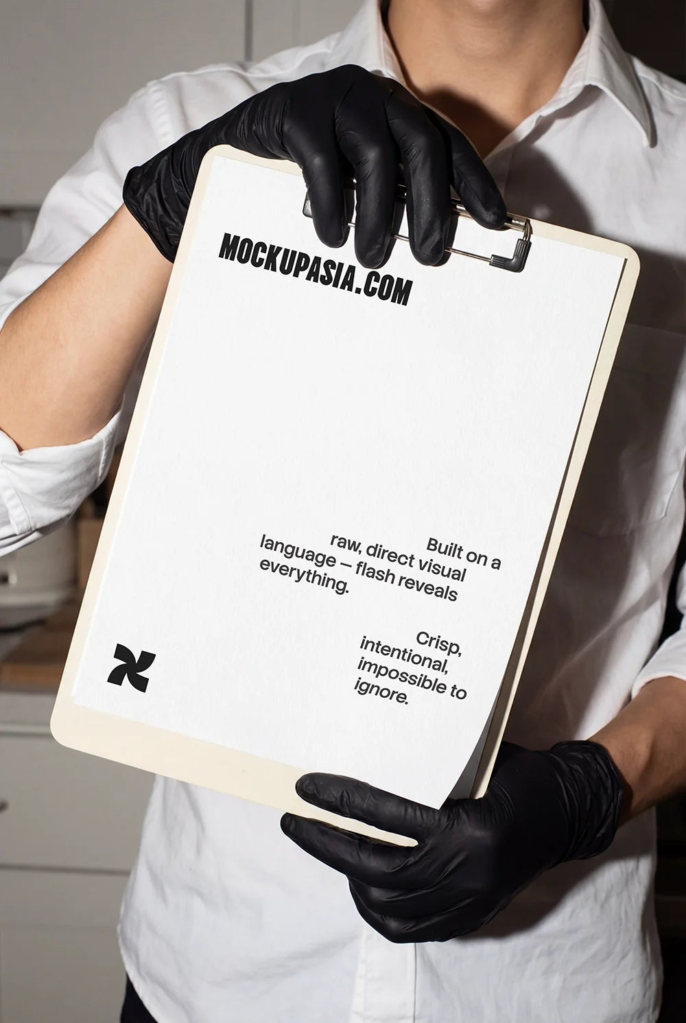 Clipboard Menu Mockup