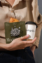 Paper Cup and Bag Mockup
