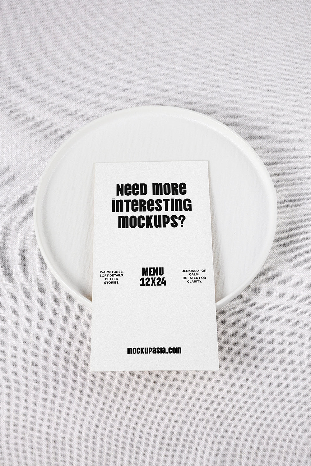 Menu Mockup