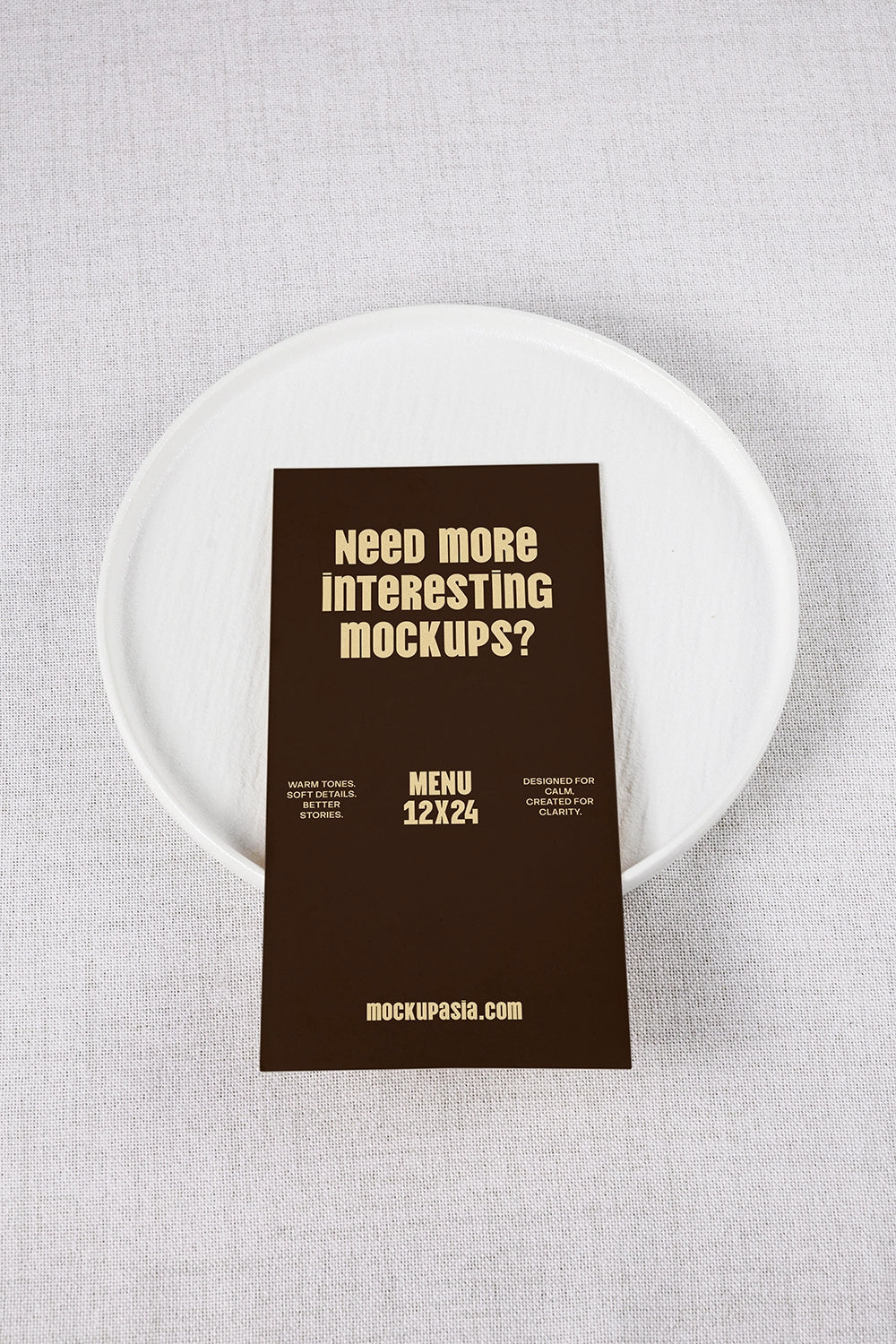 Menu Mockup