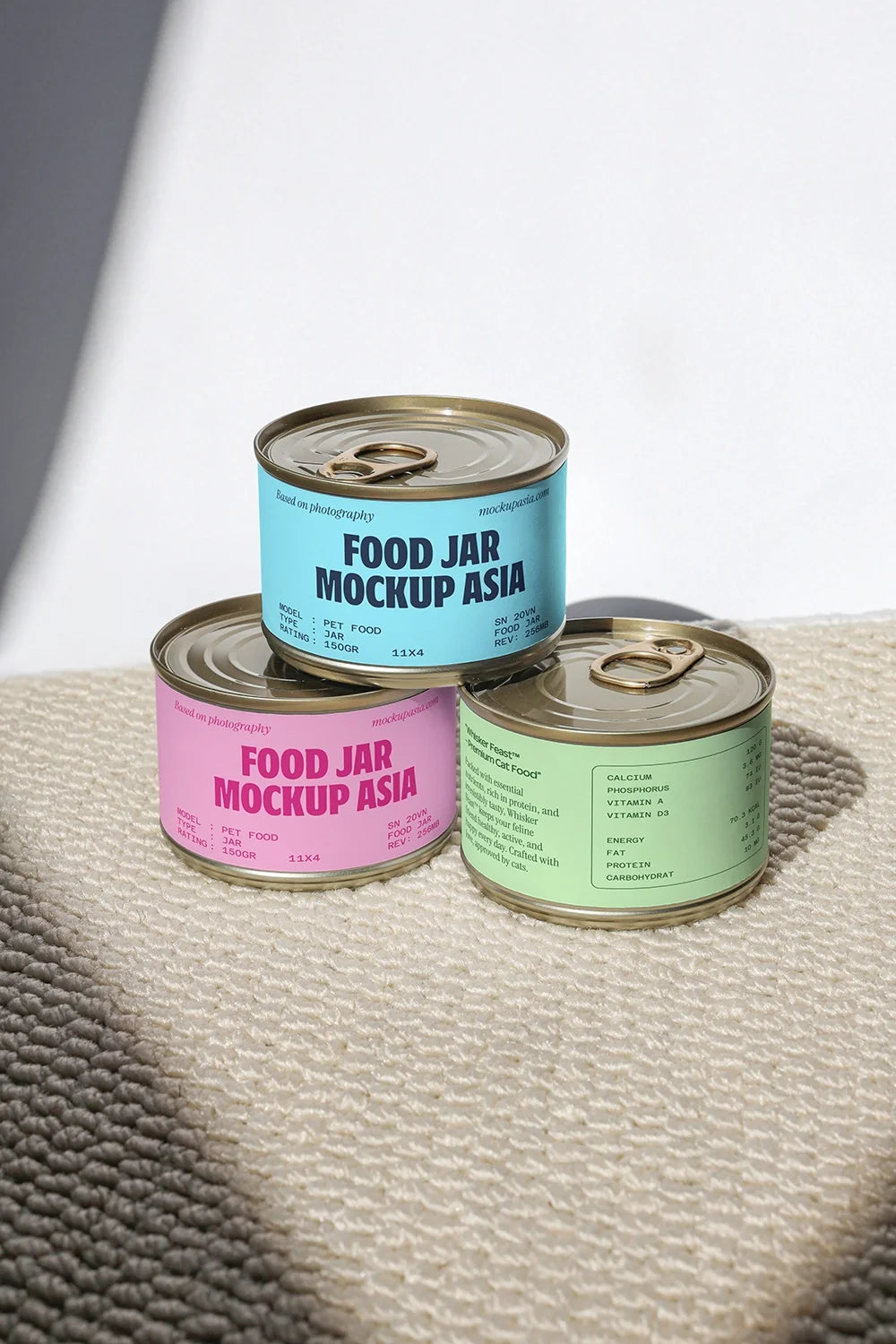 Cat Food Can Mockup