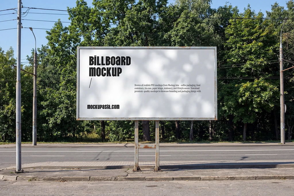 Roadside Billboard Mockup -