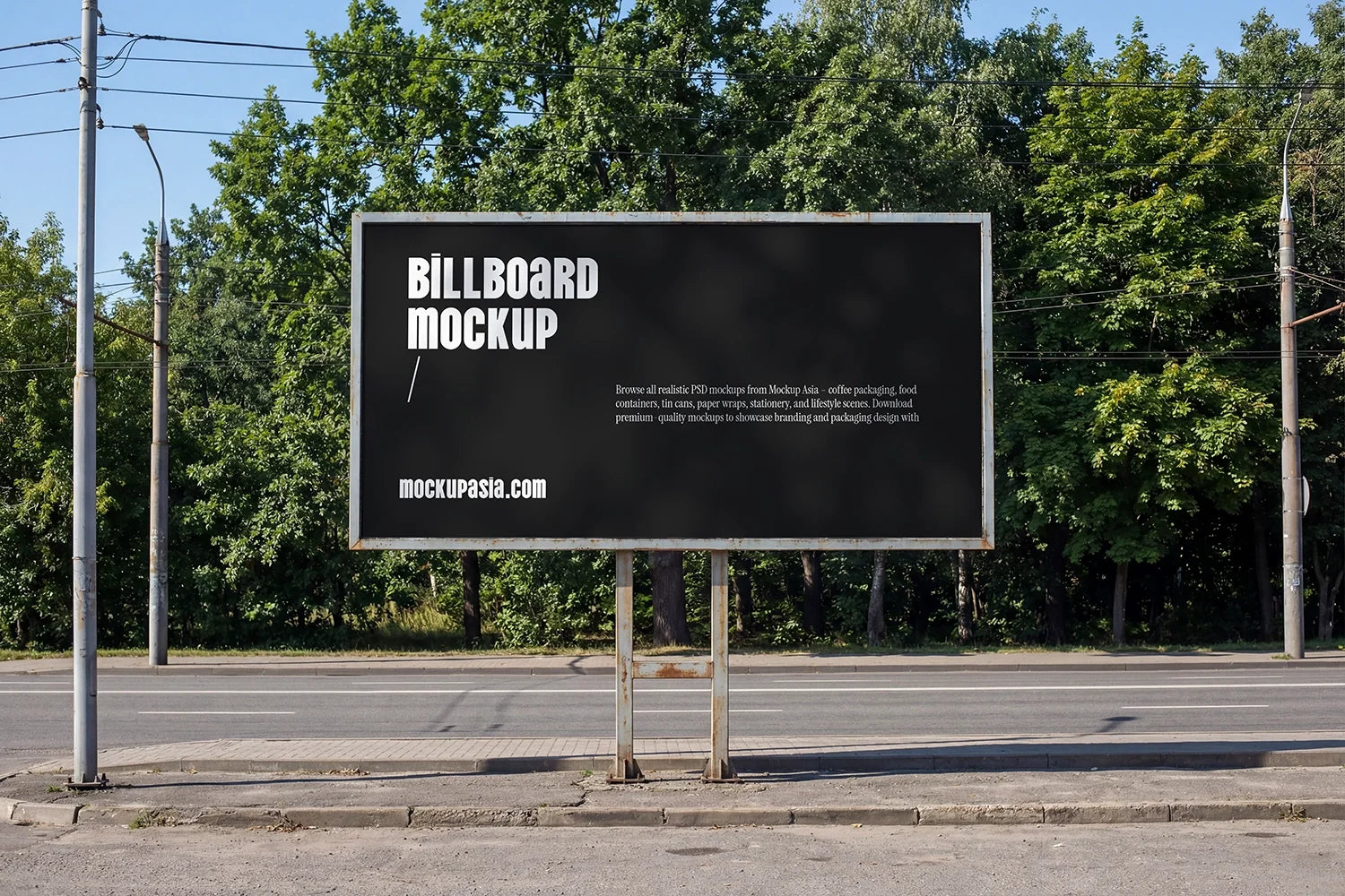 Roadside Billboard Mockup -