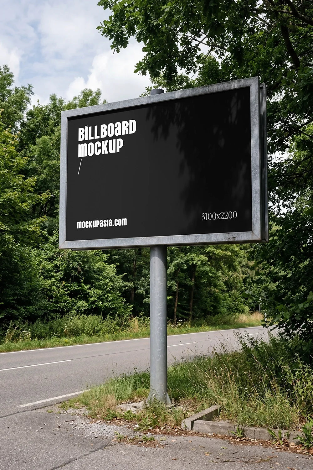 Roadside Billboard Mockup -