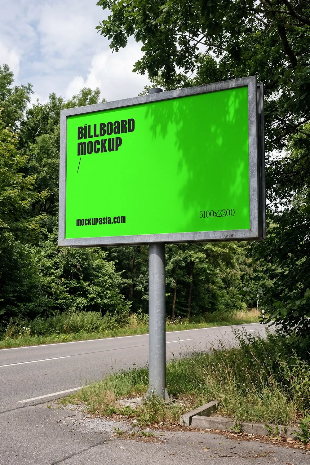 Roadside Billboard Mockup -