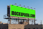 Rooftop Billboard Mockup –