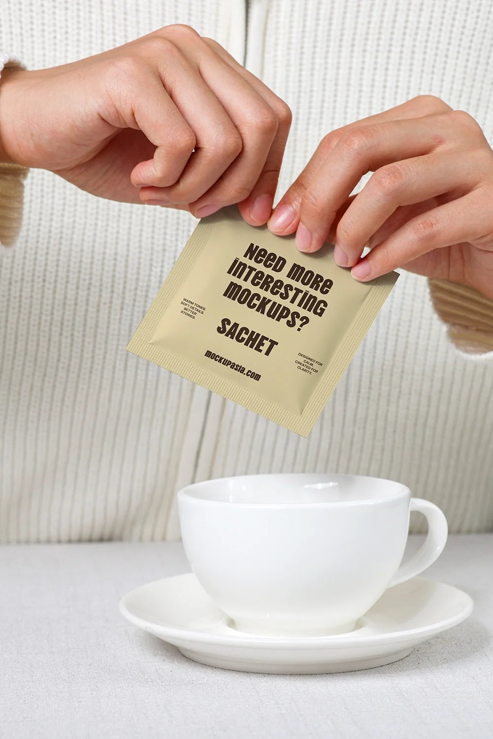 Sachet mockup