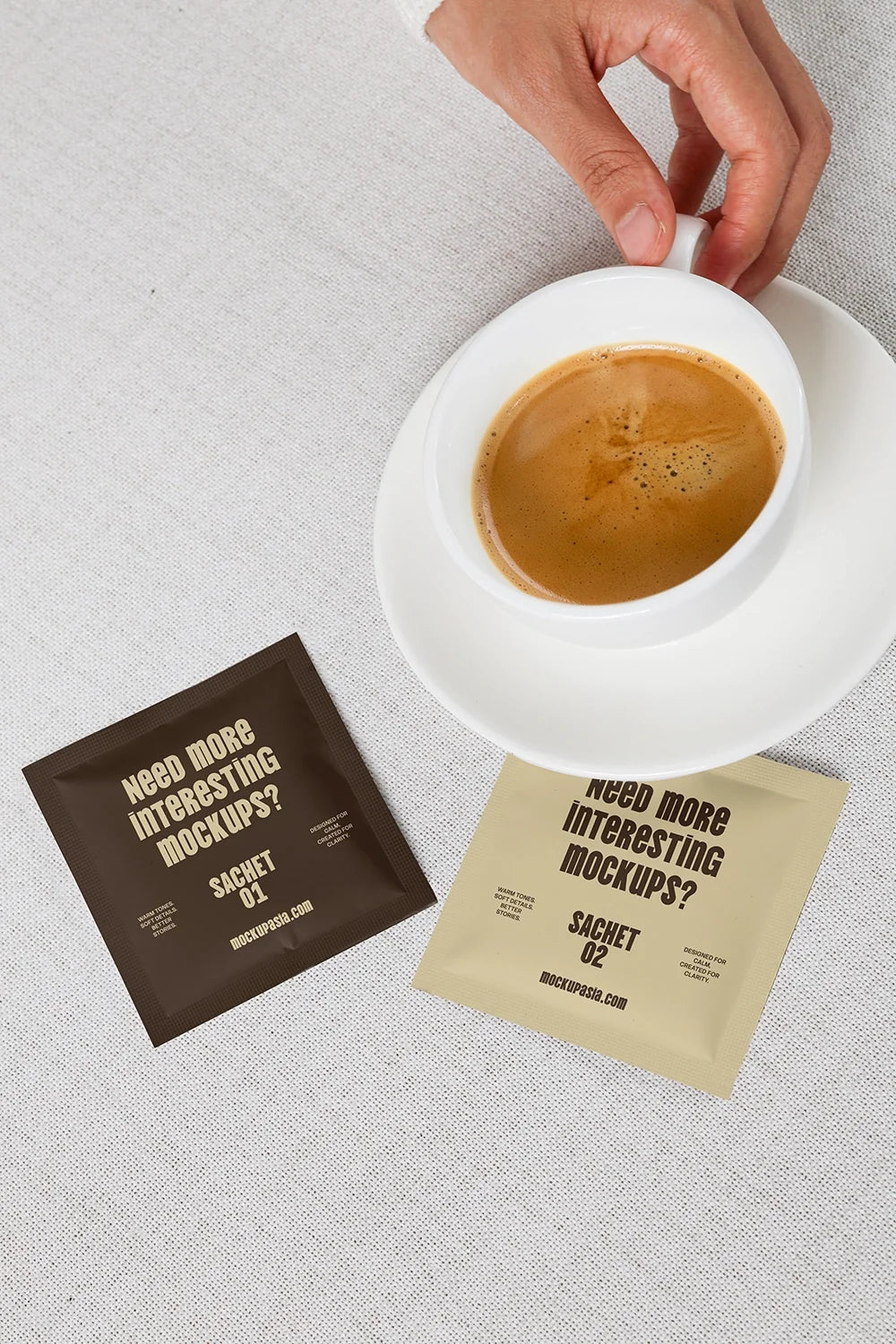 Sachet mockup