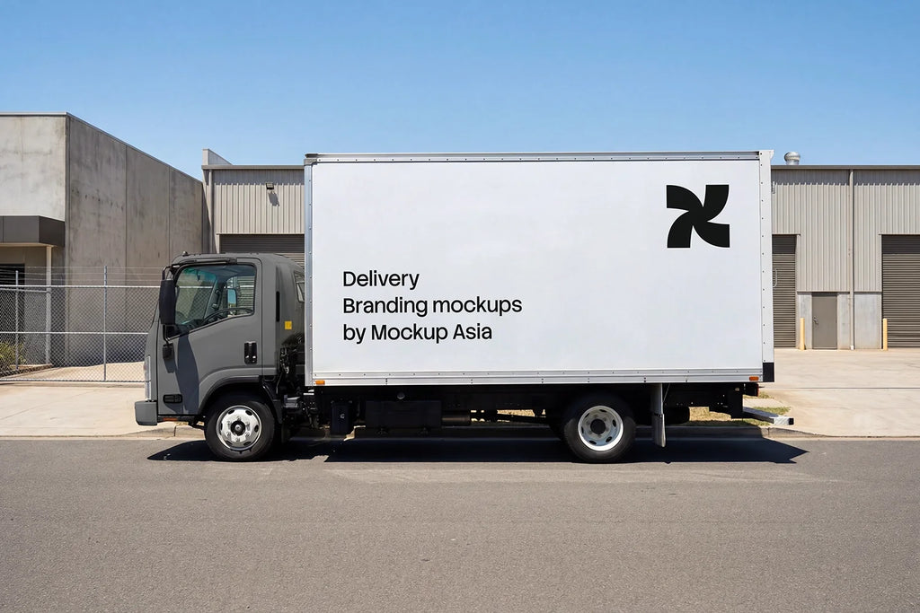 Side Truck mockup