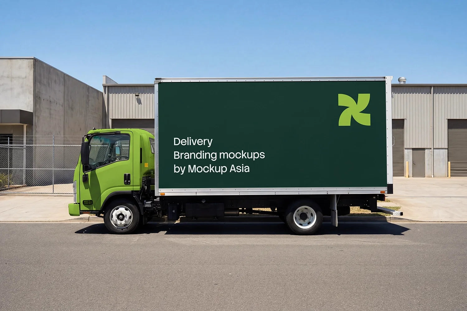 Side Truck mockup