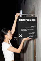 Coffee Signage Mockup