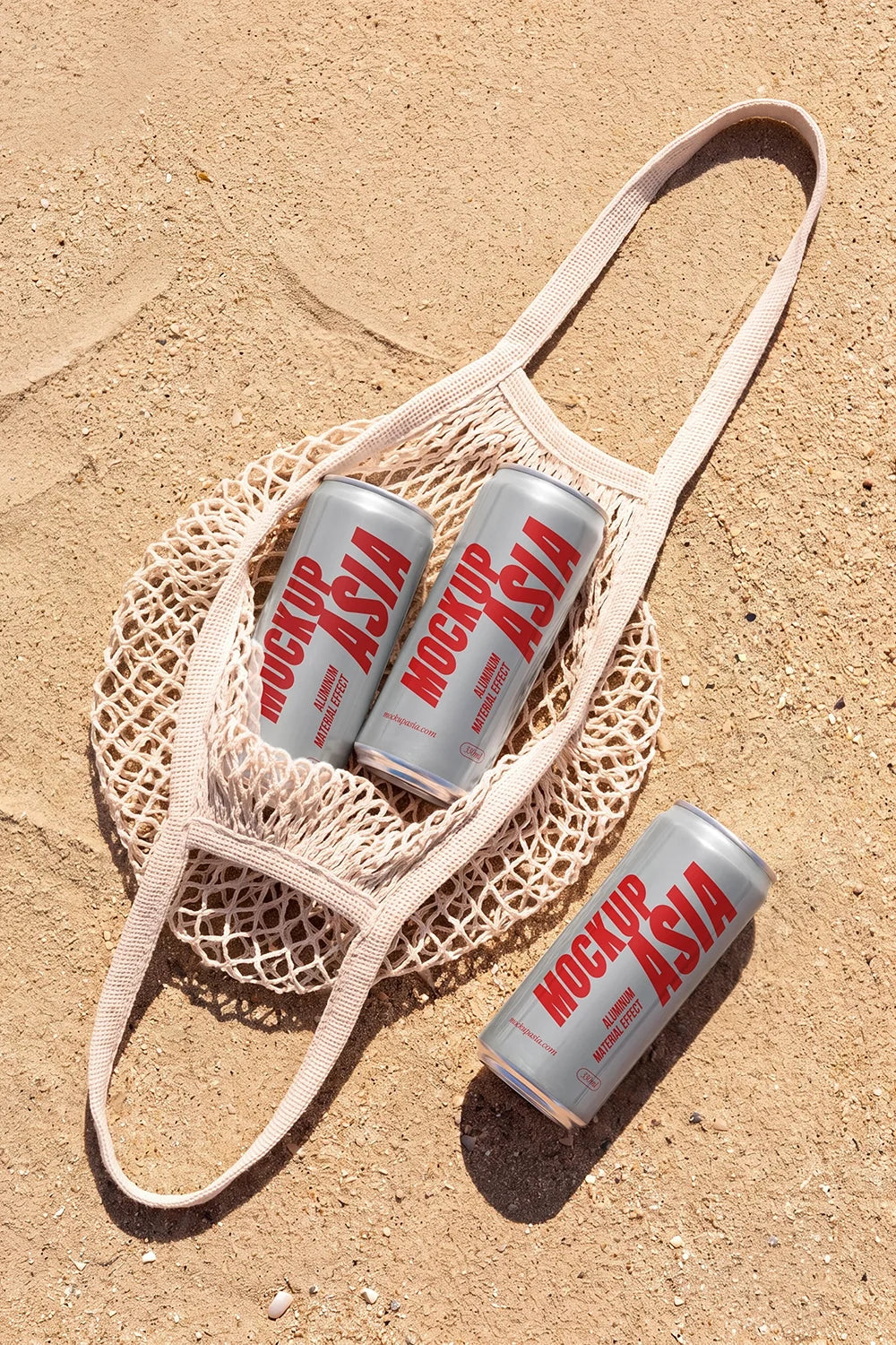 Sleek Can PSD Mockup