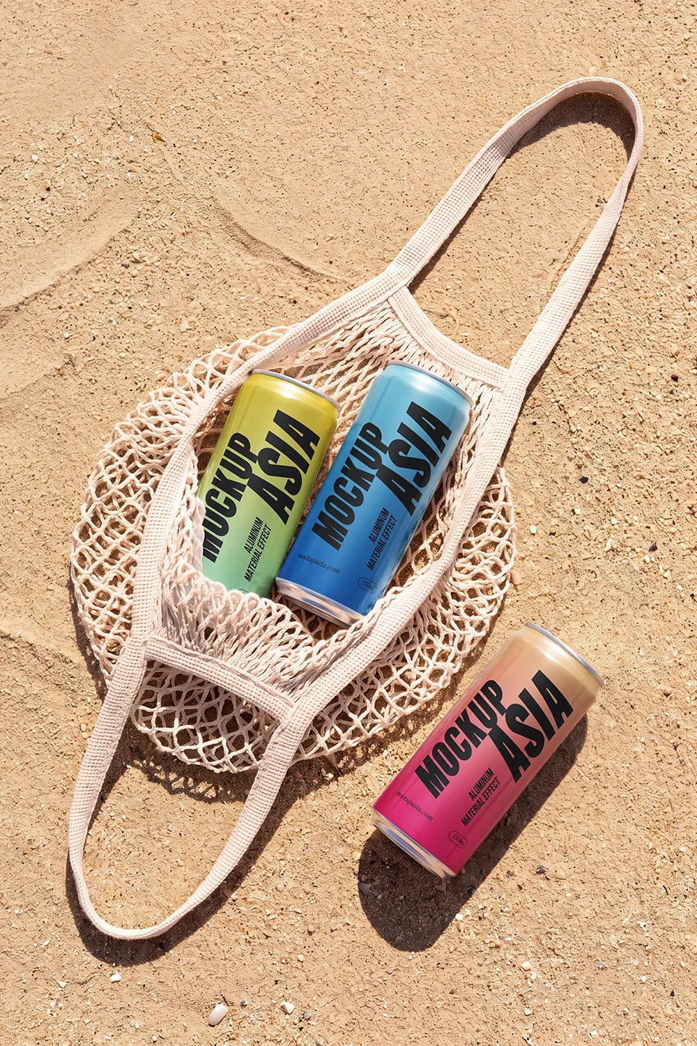 Sleek Can PSD Mockup
