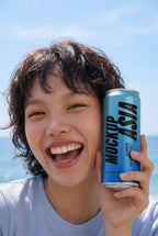 Sleek Can PSD Mockup