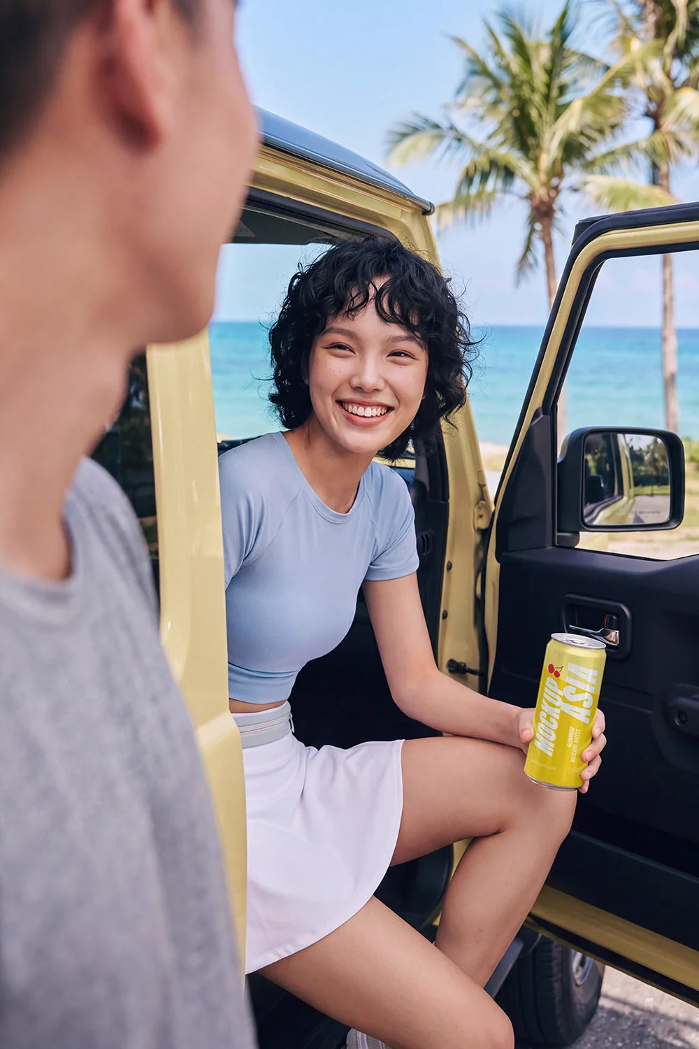 Sleek Can PSD Mockup