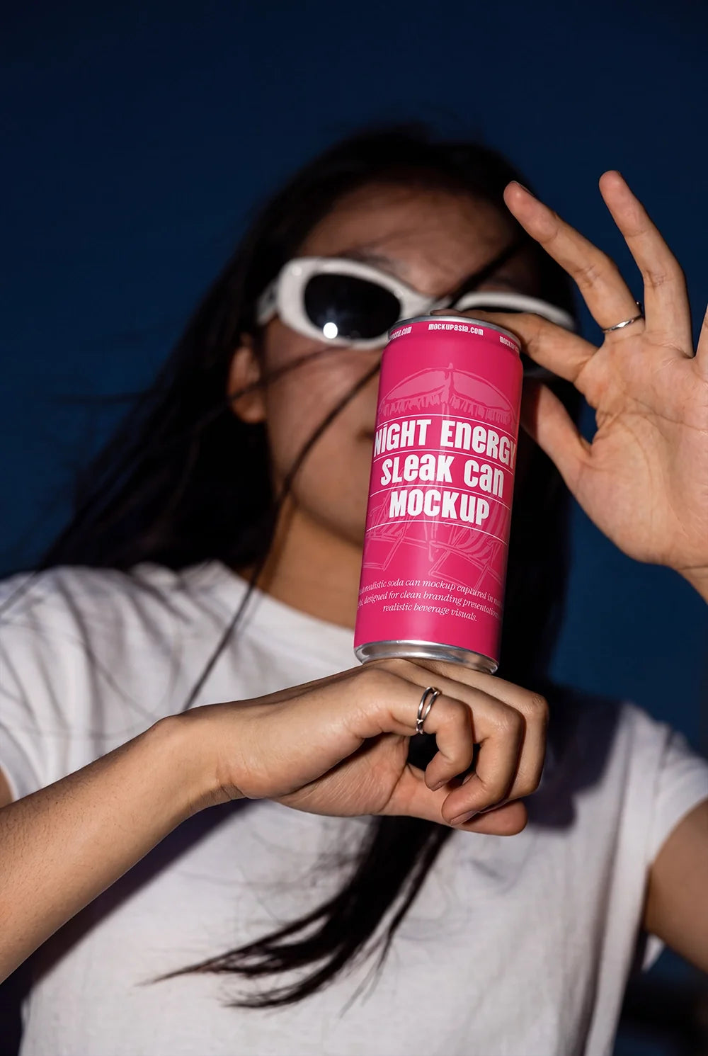 Sleek Can PSD Mockup