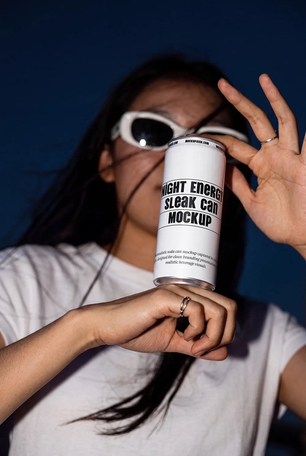 Sleek Can PSD Mockup