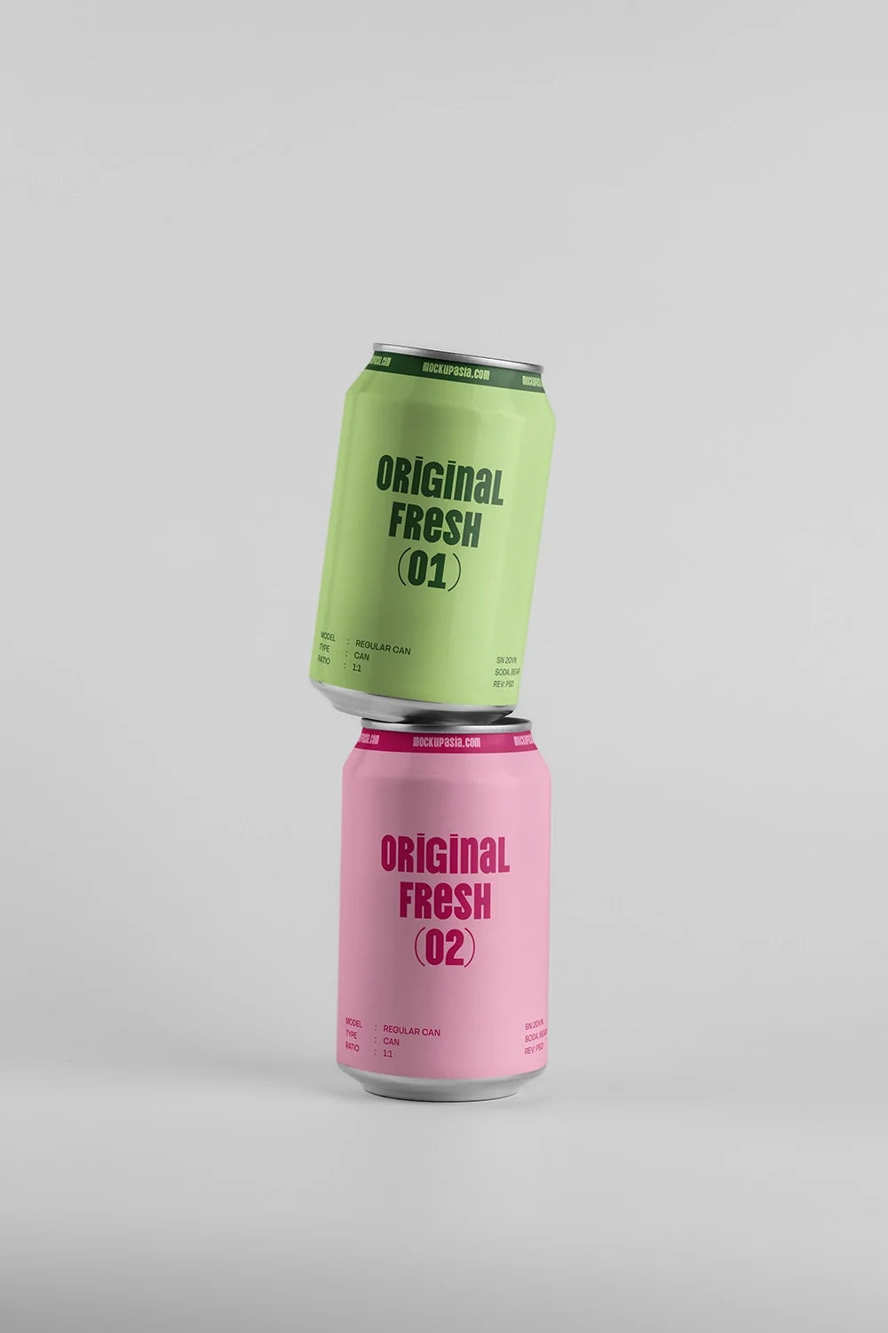 Soda Can Mockup