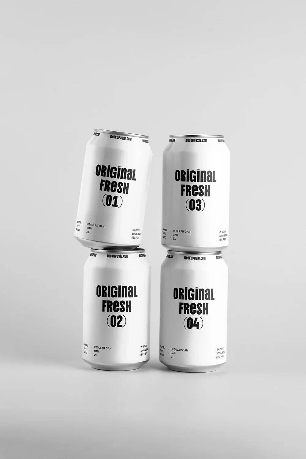 Soda Can Mockup