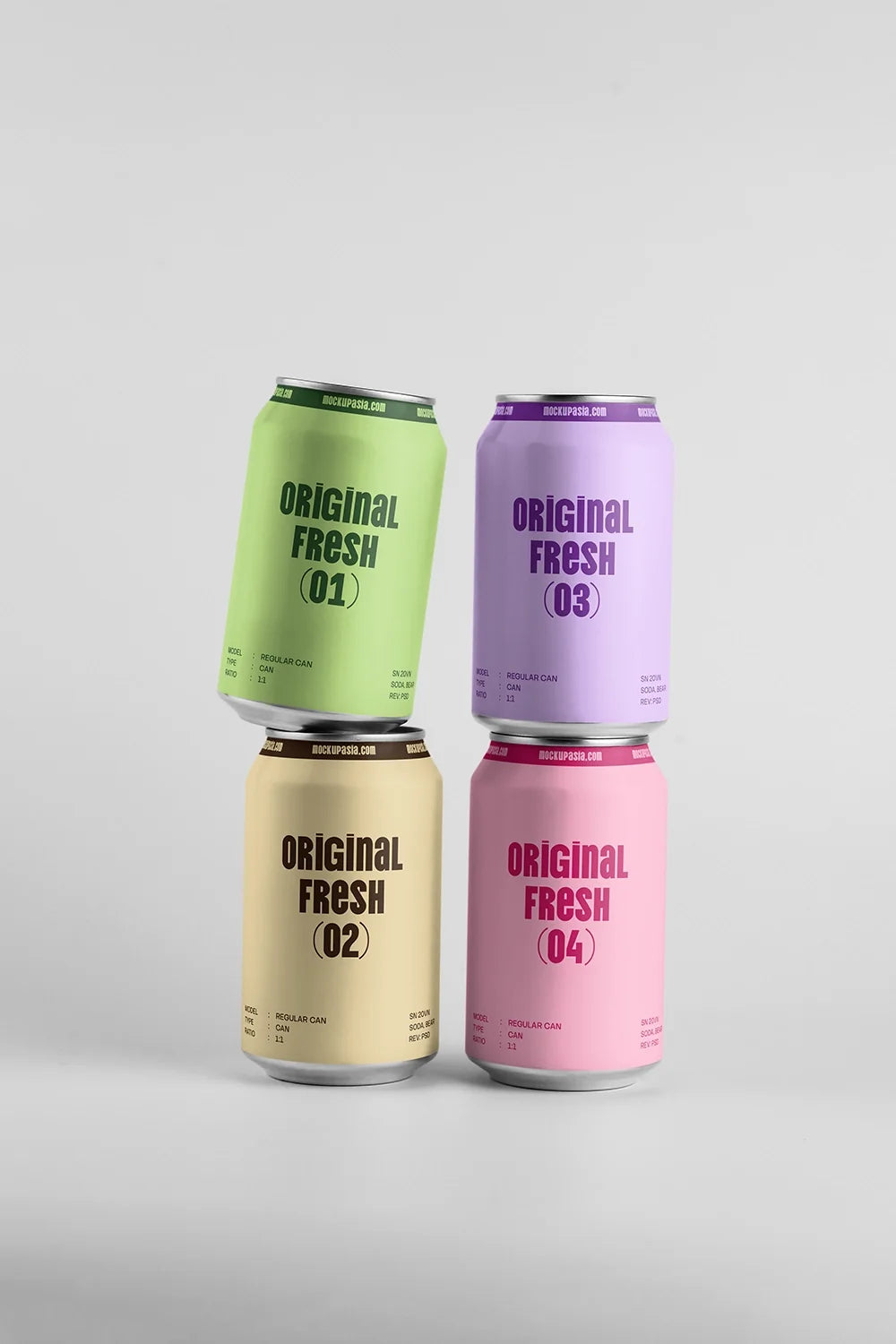 Soda Can Mockup
