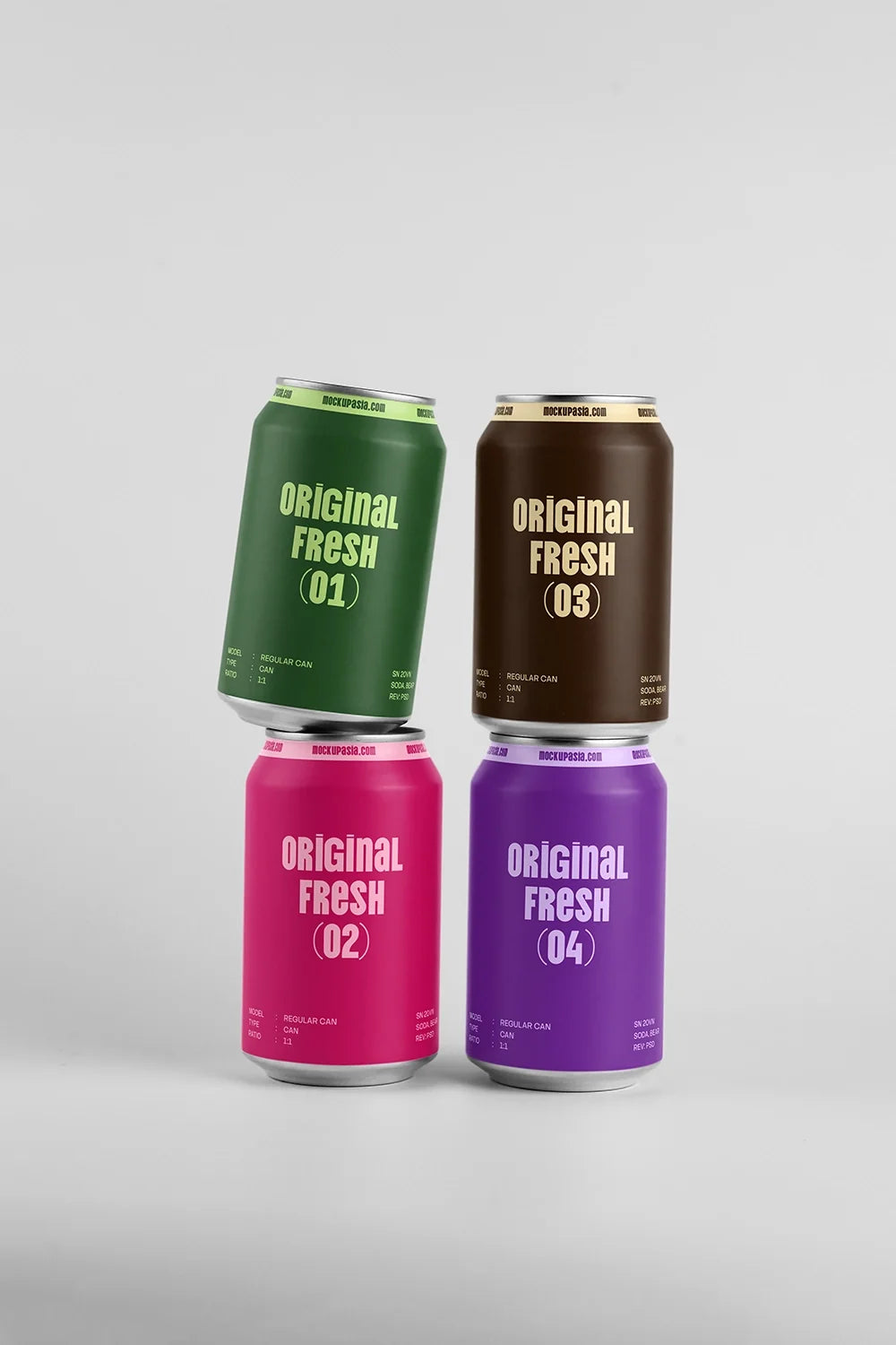 Soda Can Mockup