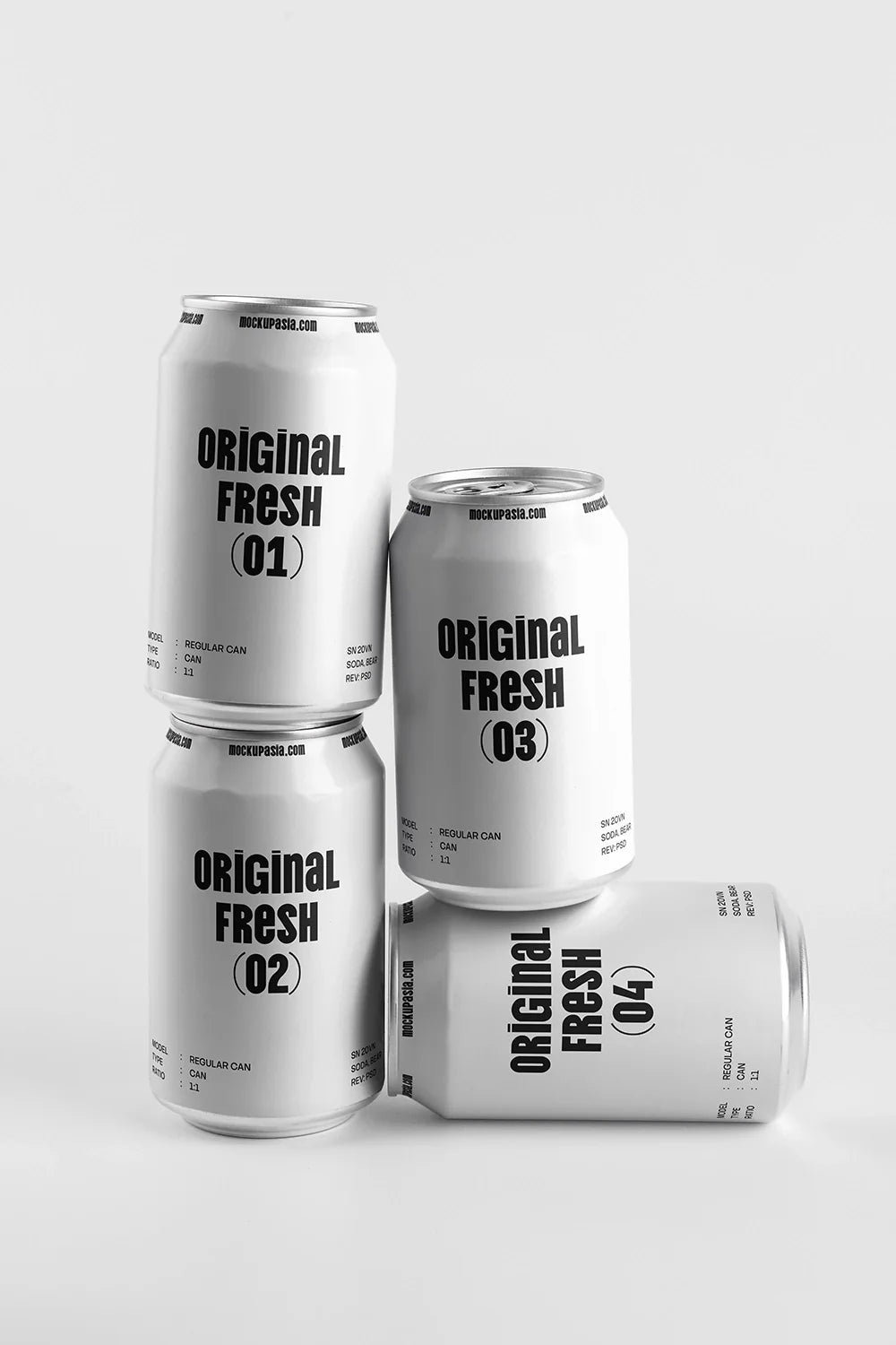 Soda Can Mockup