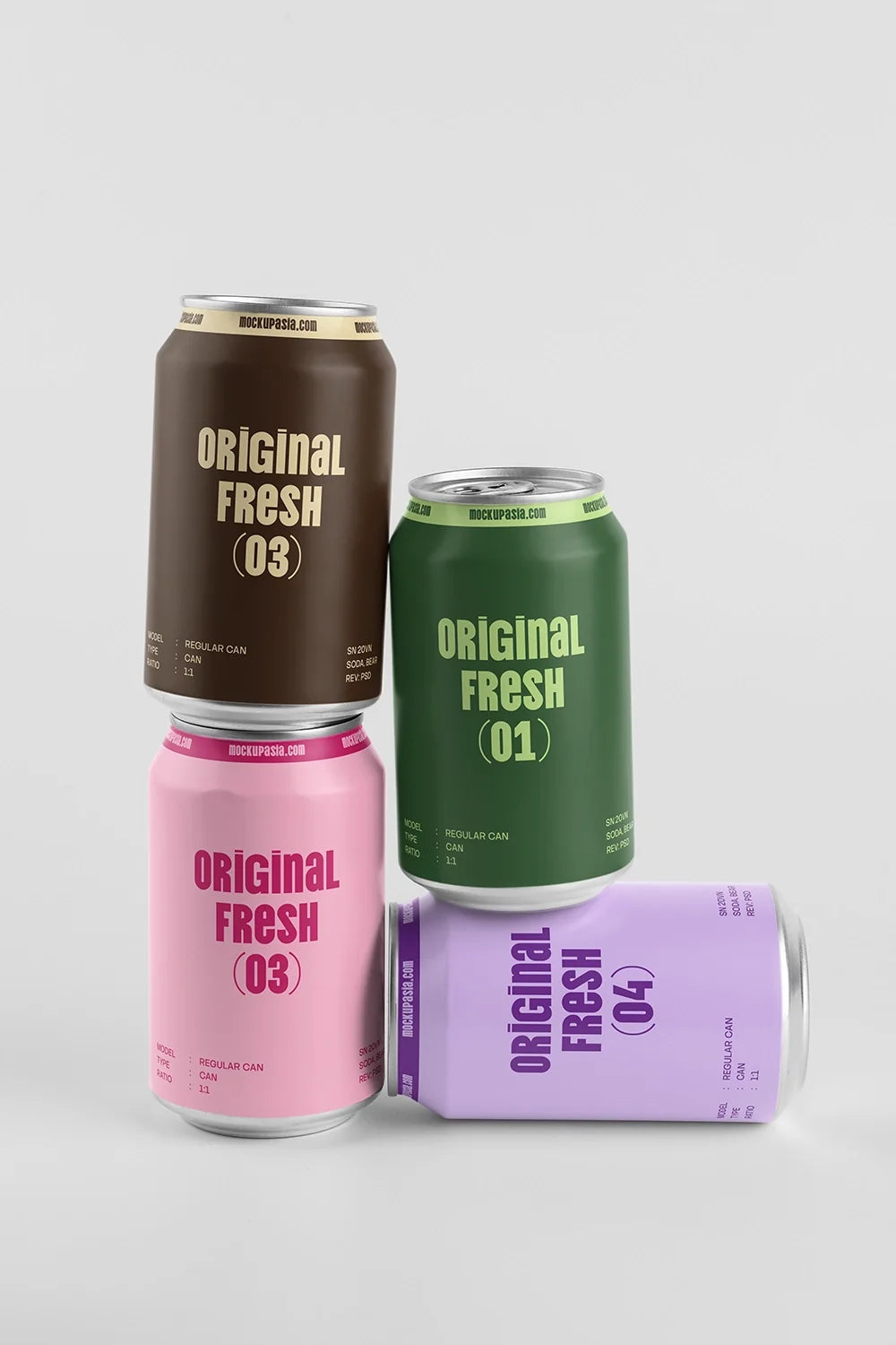 Soda Can Mockup