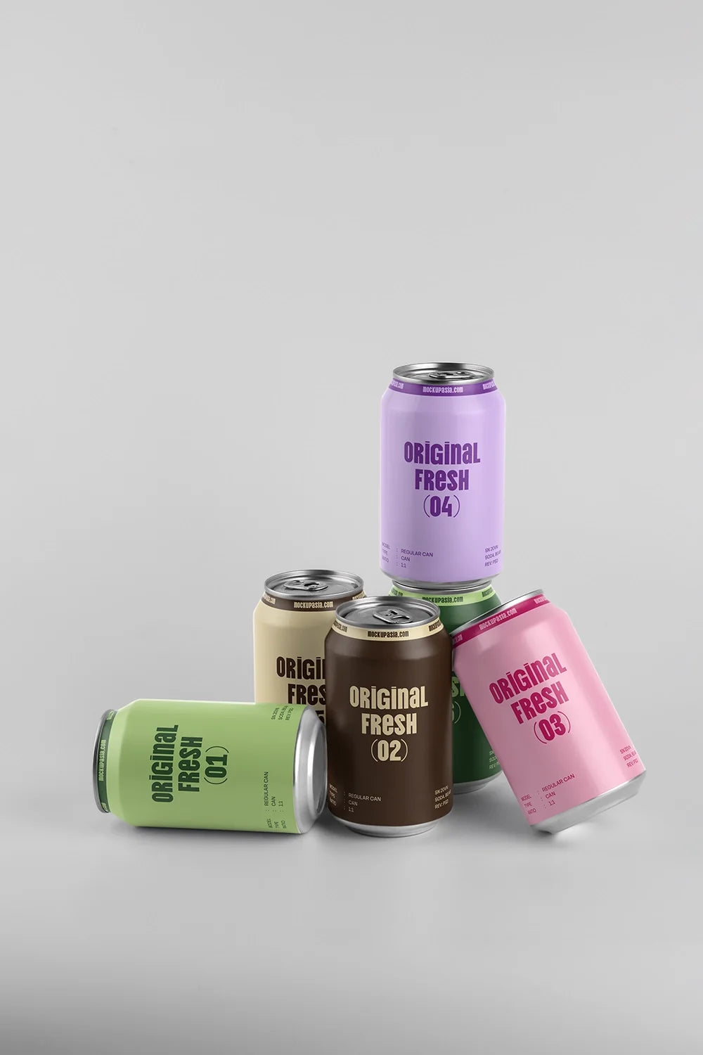 Soda Can Mockup